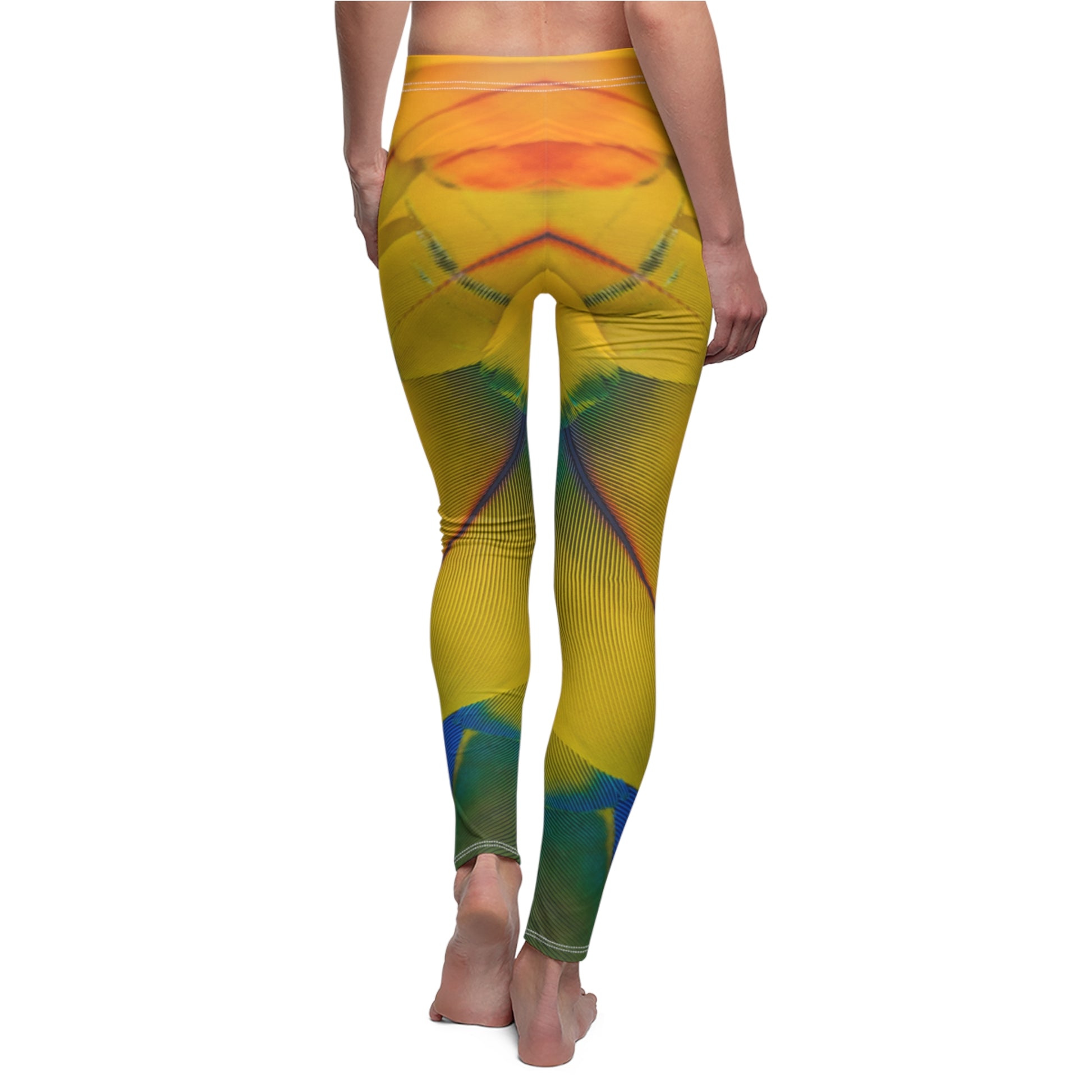 Casual Leggings | Feathers - Ribooa