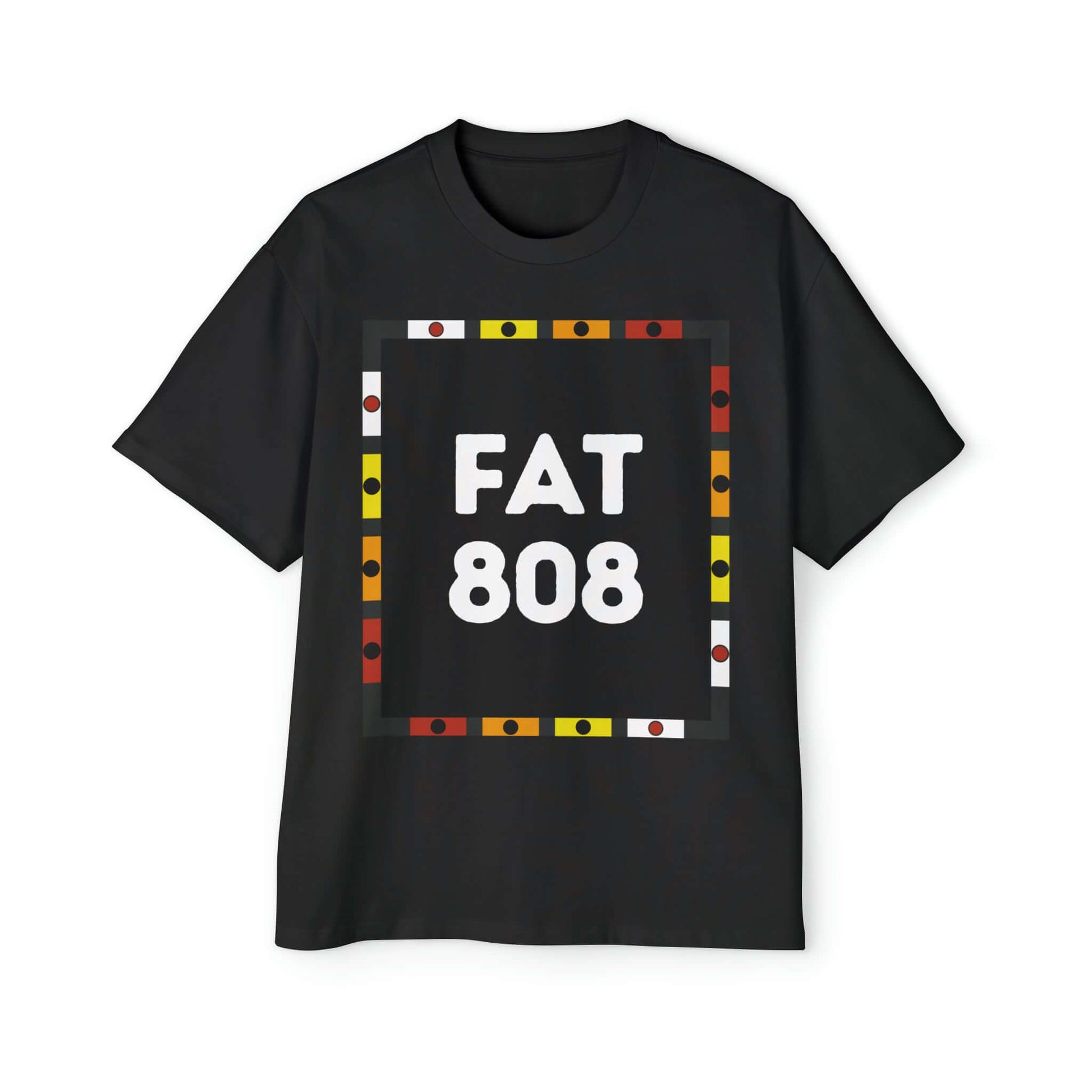 Oversized Tee | FAT 808 | Black - Ribooa