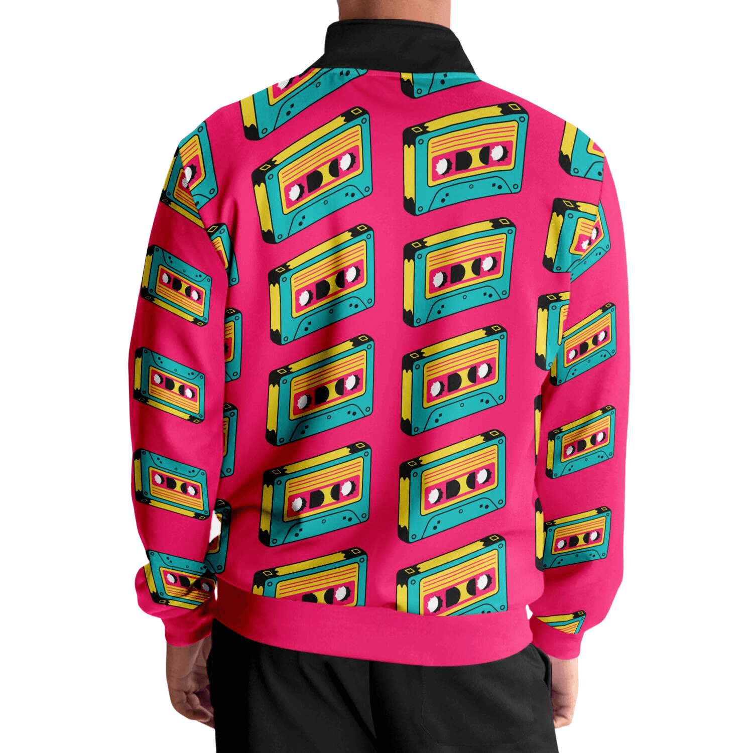 Pink Track Jacket | HD Print | Cassettes