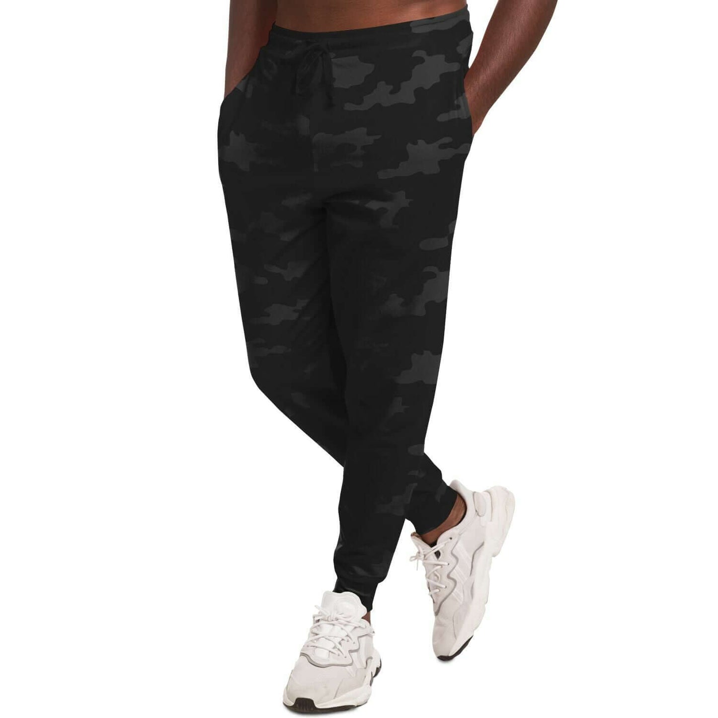 Camo Track Pants | Military Black