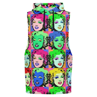 Marilyn Monroe Sleeveless Hoodie | Blonde Bombshell HD