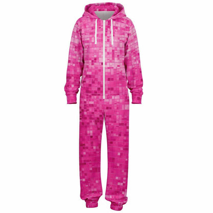 Rave Jumpsuit | Glittery Pink Disco Ball Onesie