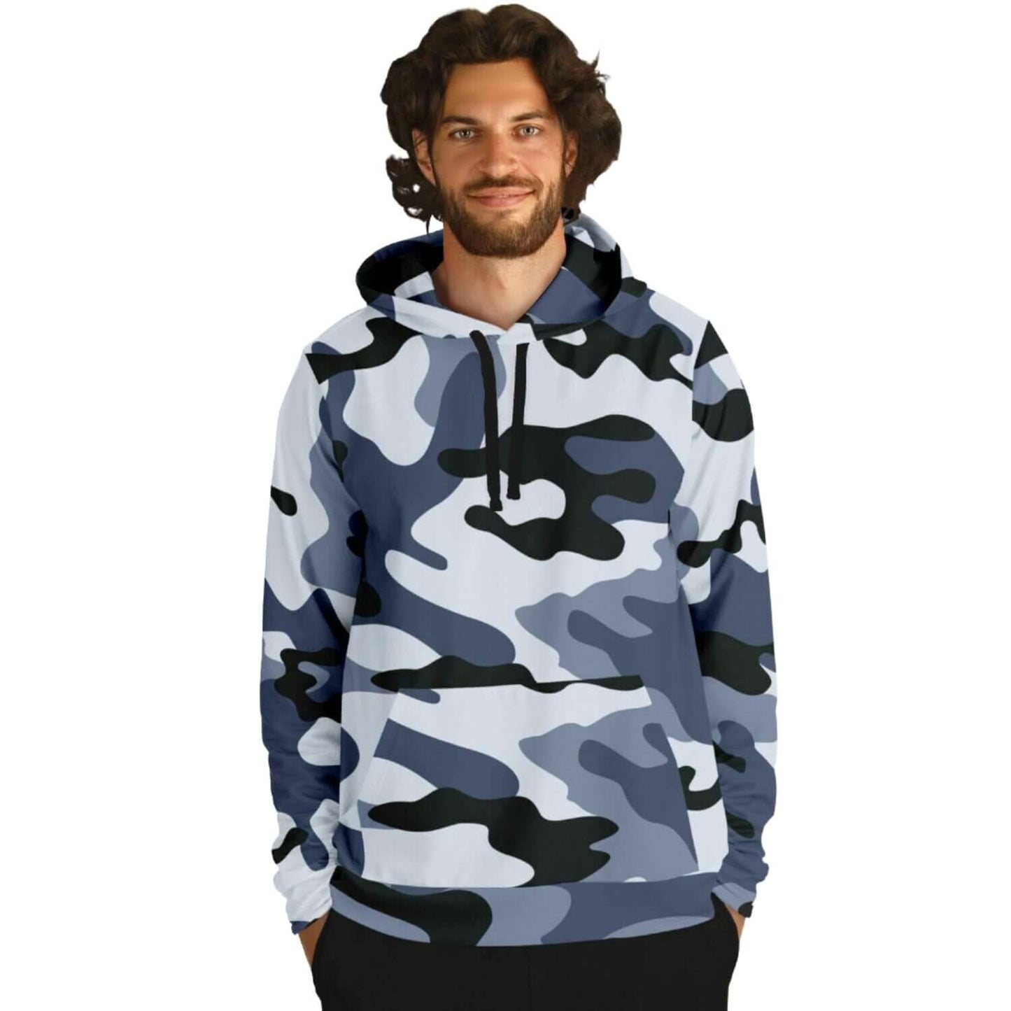 Blue Camouflage Hoodie | Unisex HD