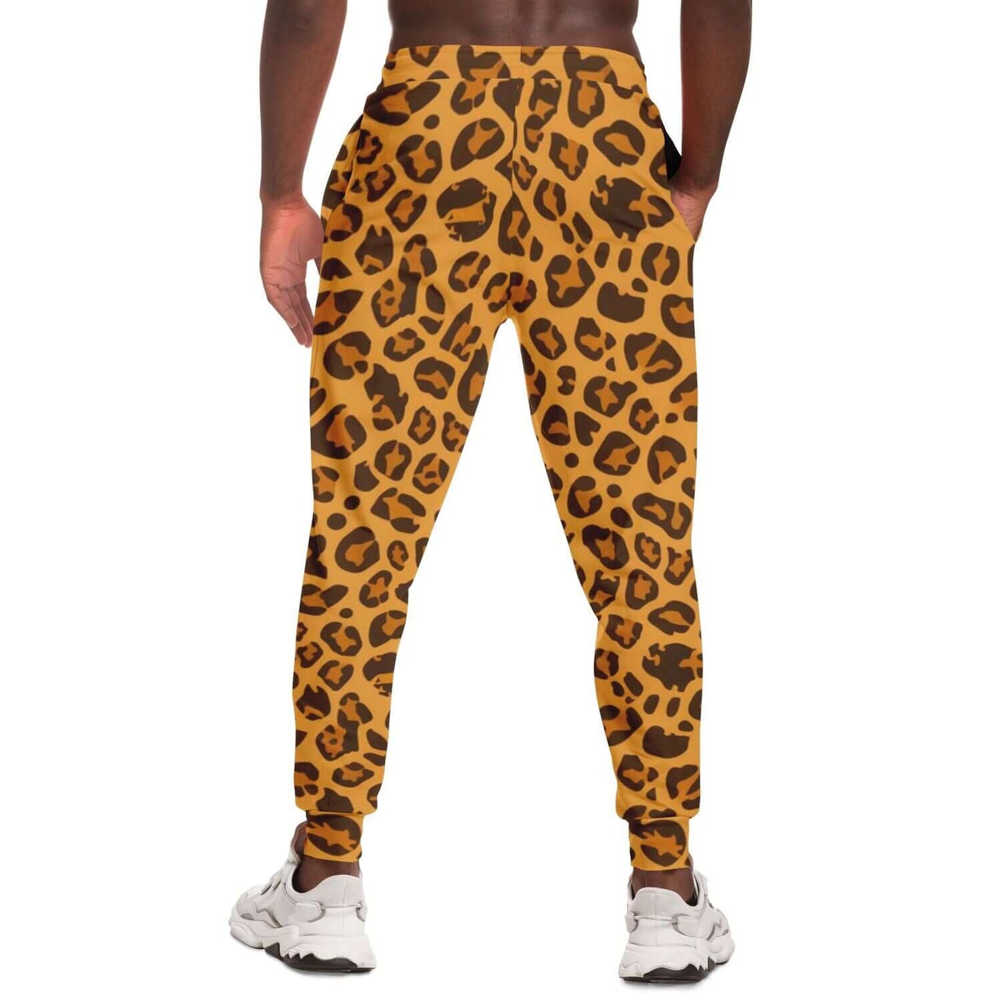 Leopard Pants For Men | Yellow Orange HD Print