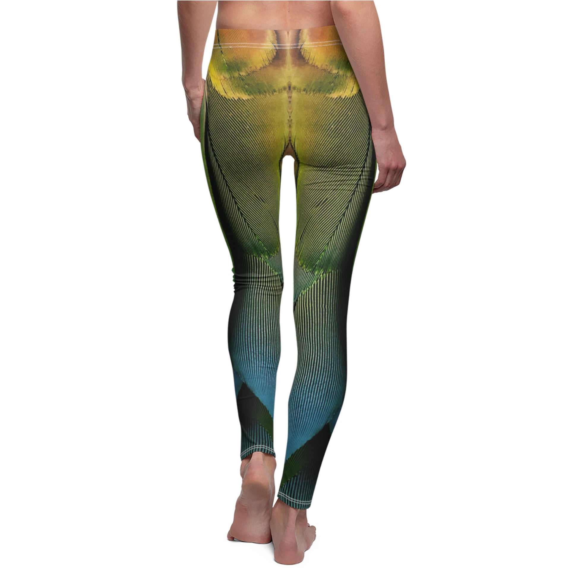 Casual Leggings | Feathers - Ribooa