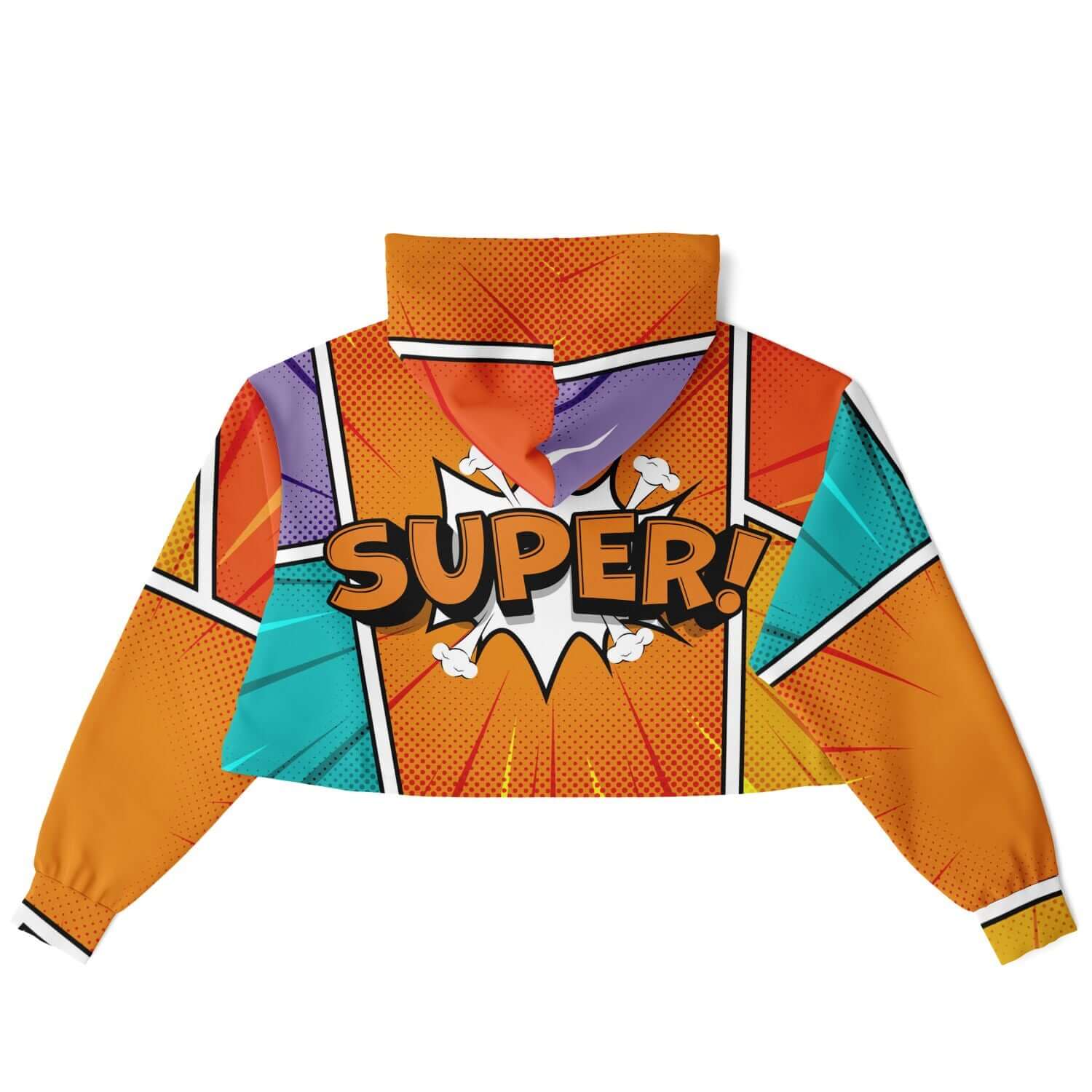 SUPER! Cropped Hoodie For Women