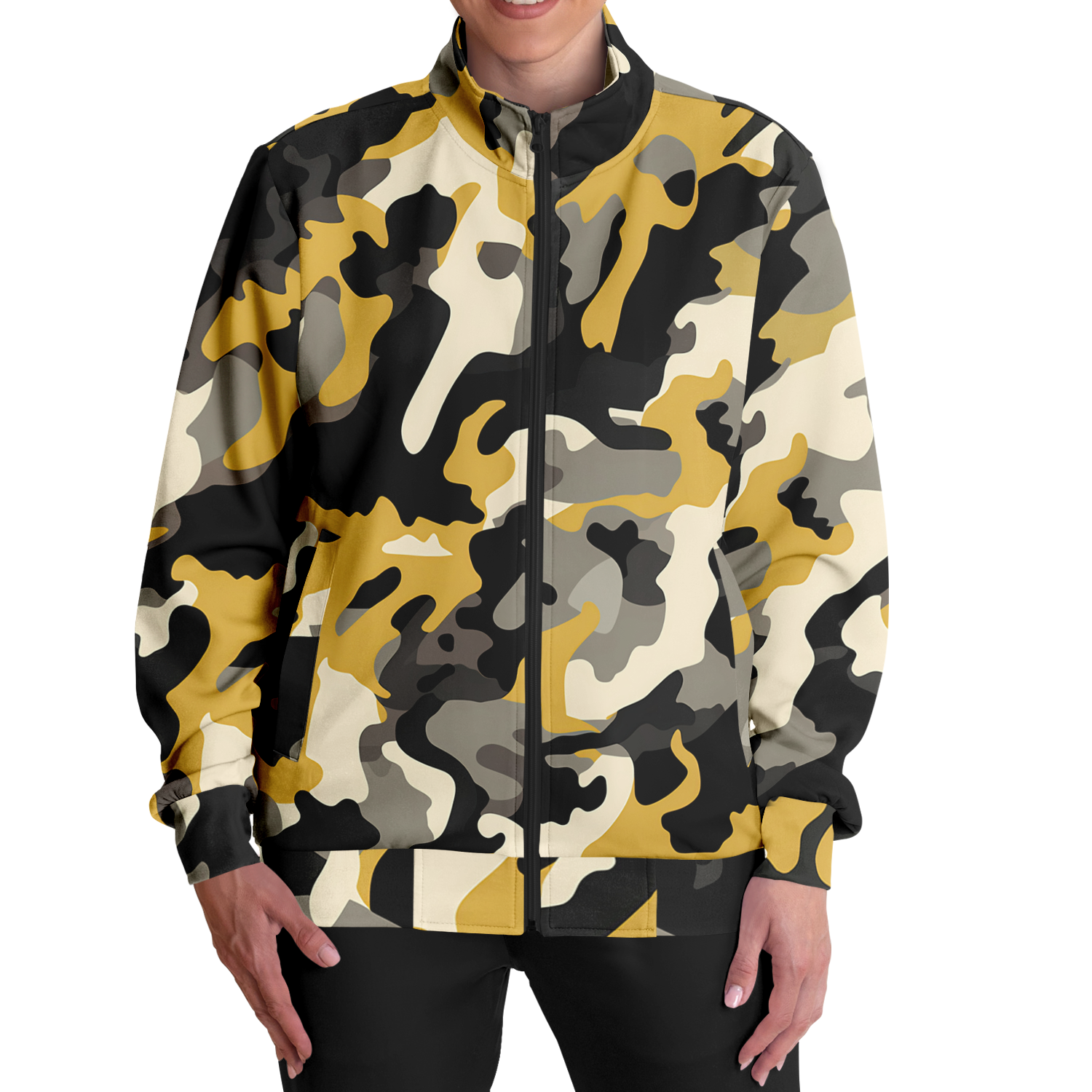 Camo Jacket | Military Brown & Black | Unisex