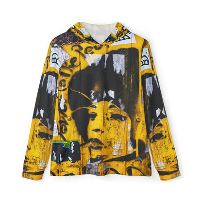 Sports Warmup Hoodie | Yellow Graffiti - Ribooa