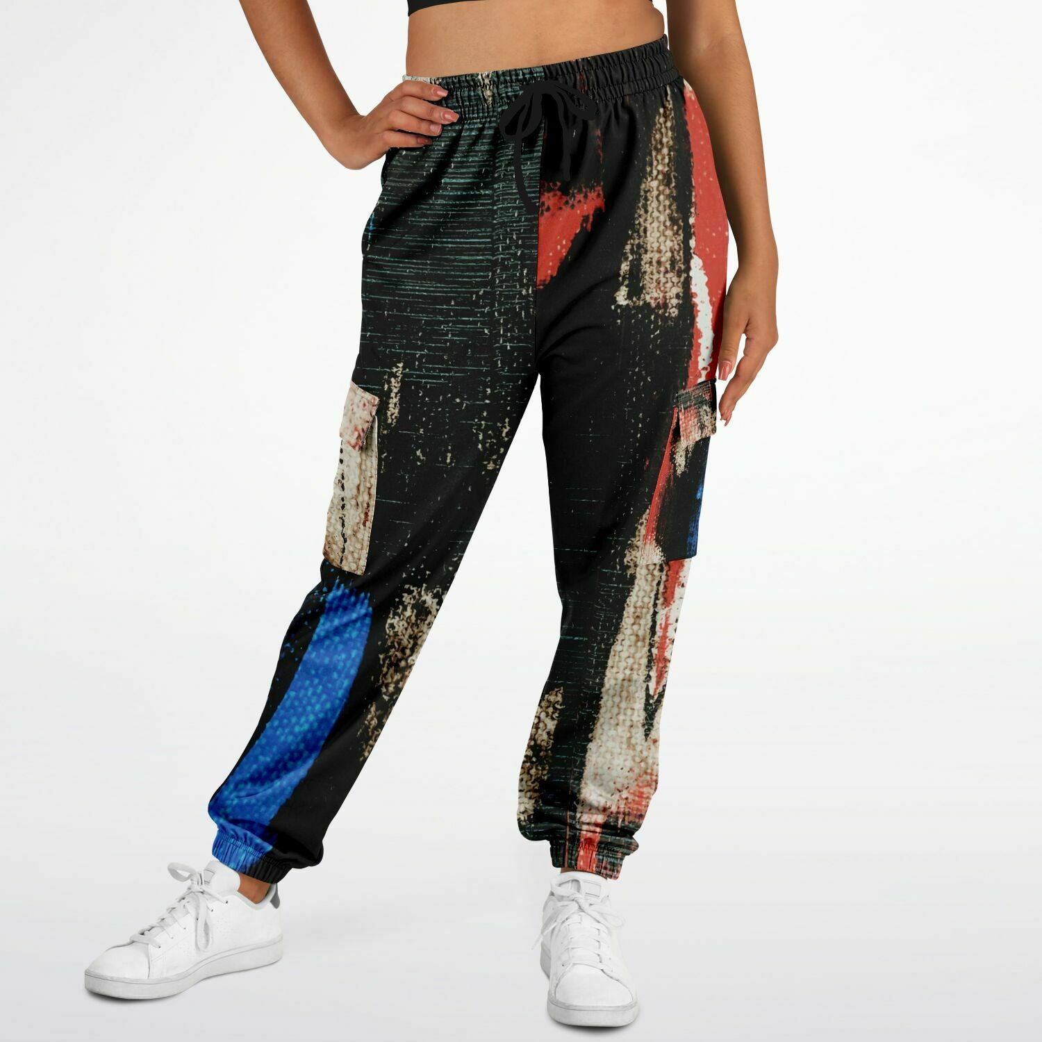 Abstract Cargo Sweatpants | Art HD Print