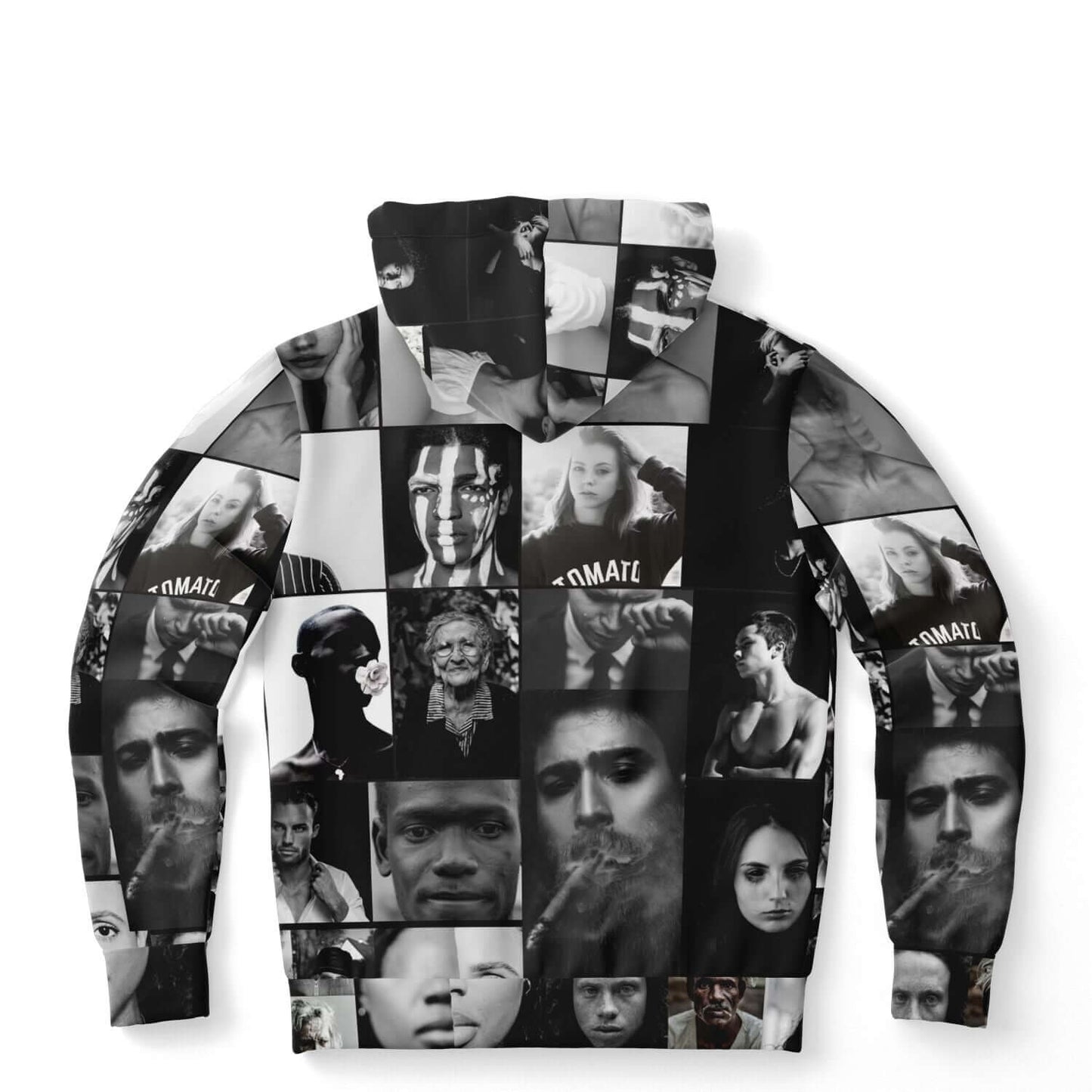 Portraits Black & White Hoodie | Unisex HD