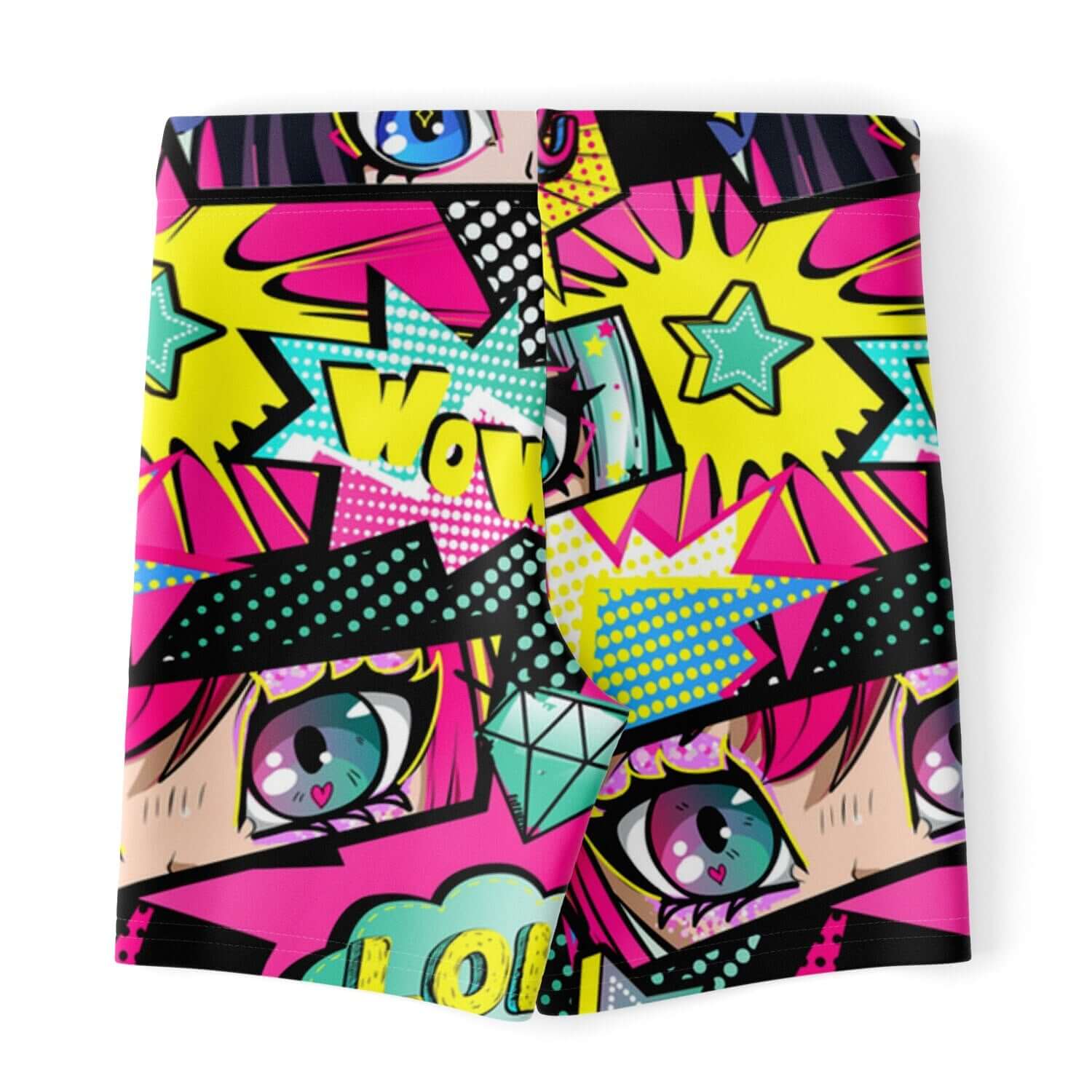 Pink Short Leggings | Anime Girl Eyes Magna