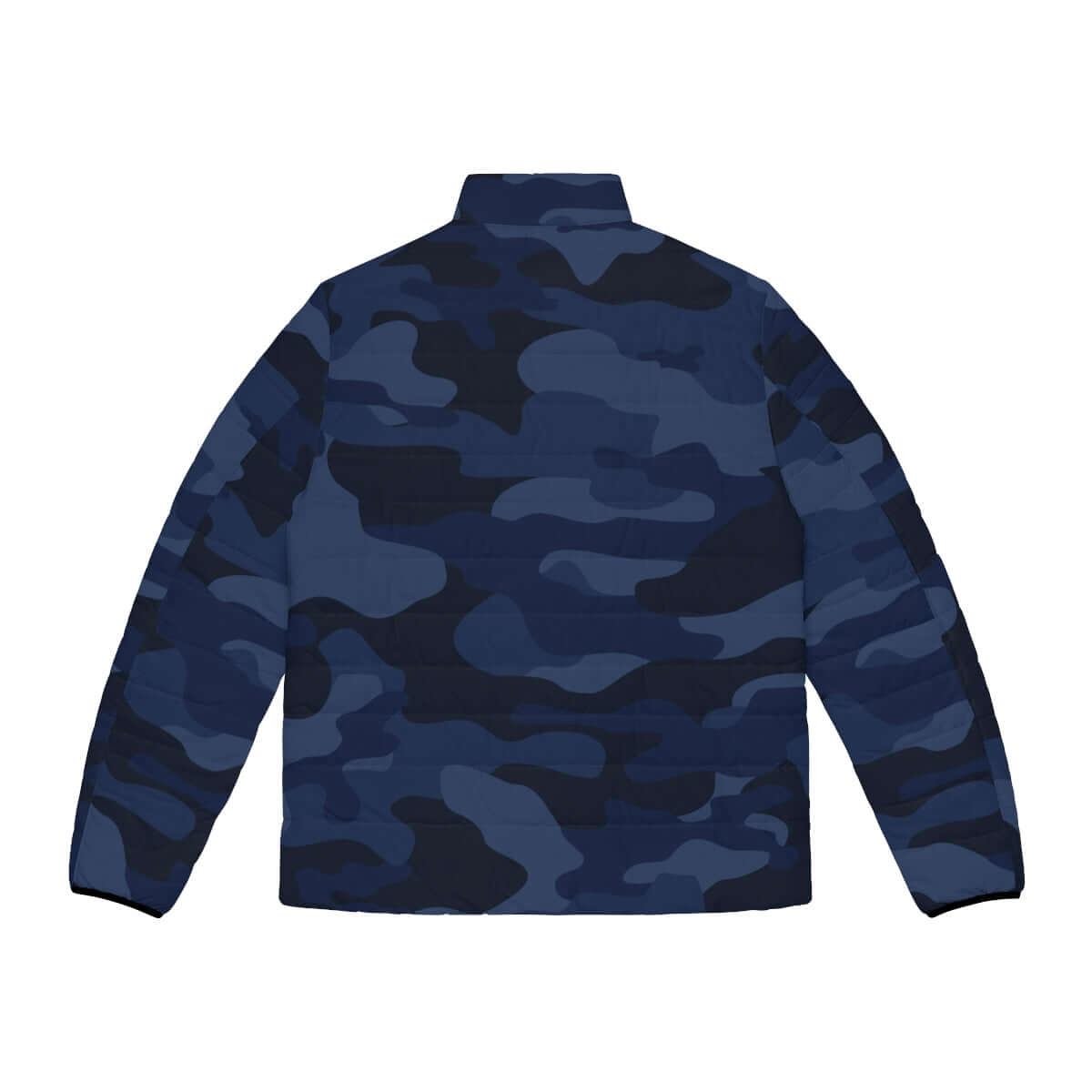 Camo Puffer Jacket | Deep Blue Camouflage