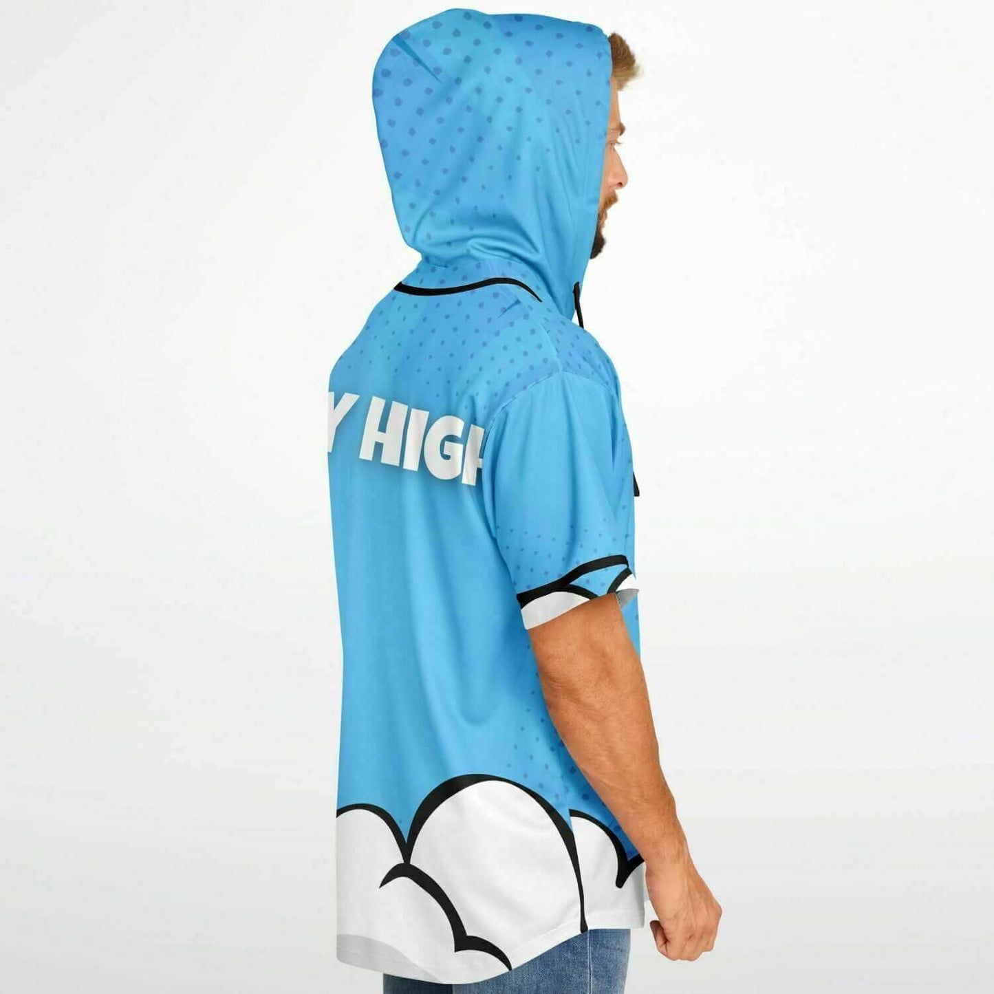 Hooded Baseball Jersey | HD Print - Ribooa