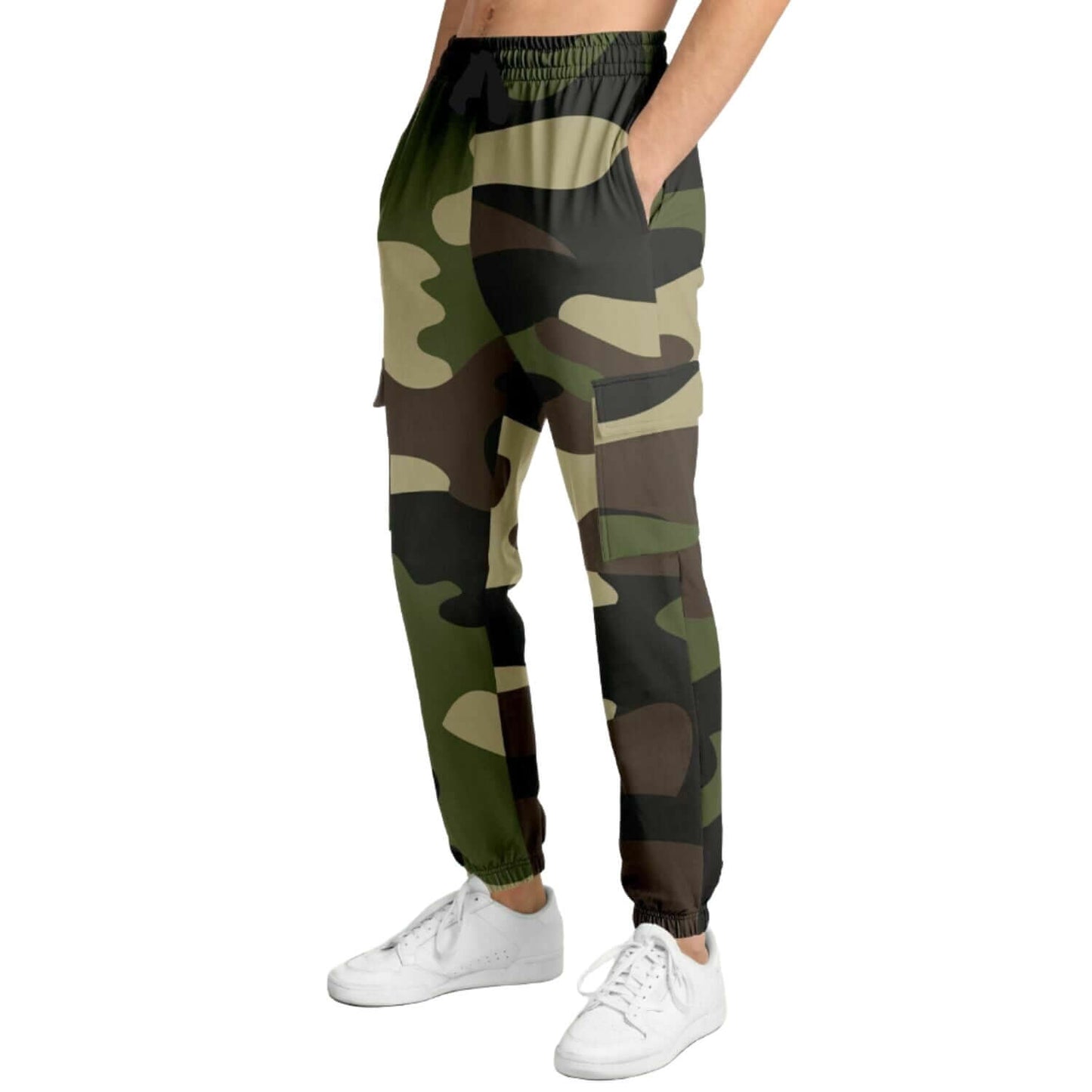 Mongoose Green & Olive Camouflage Cargo Sweatpants