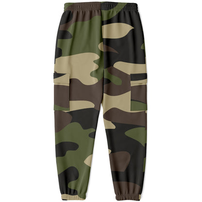 Mongoose Green & Olive Camouflage Cargo Sweatpants