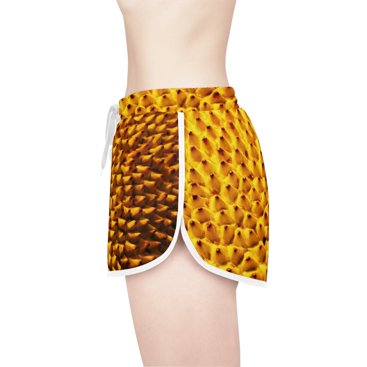 Relaxed Sports Shorts | Yellow Tiles - Ribooa