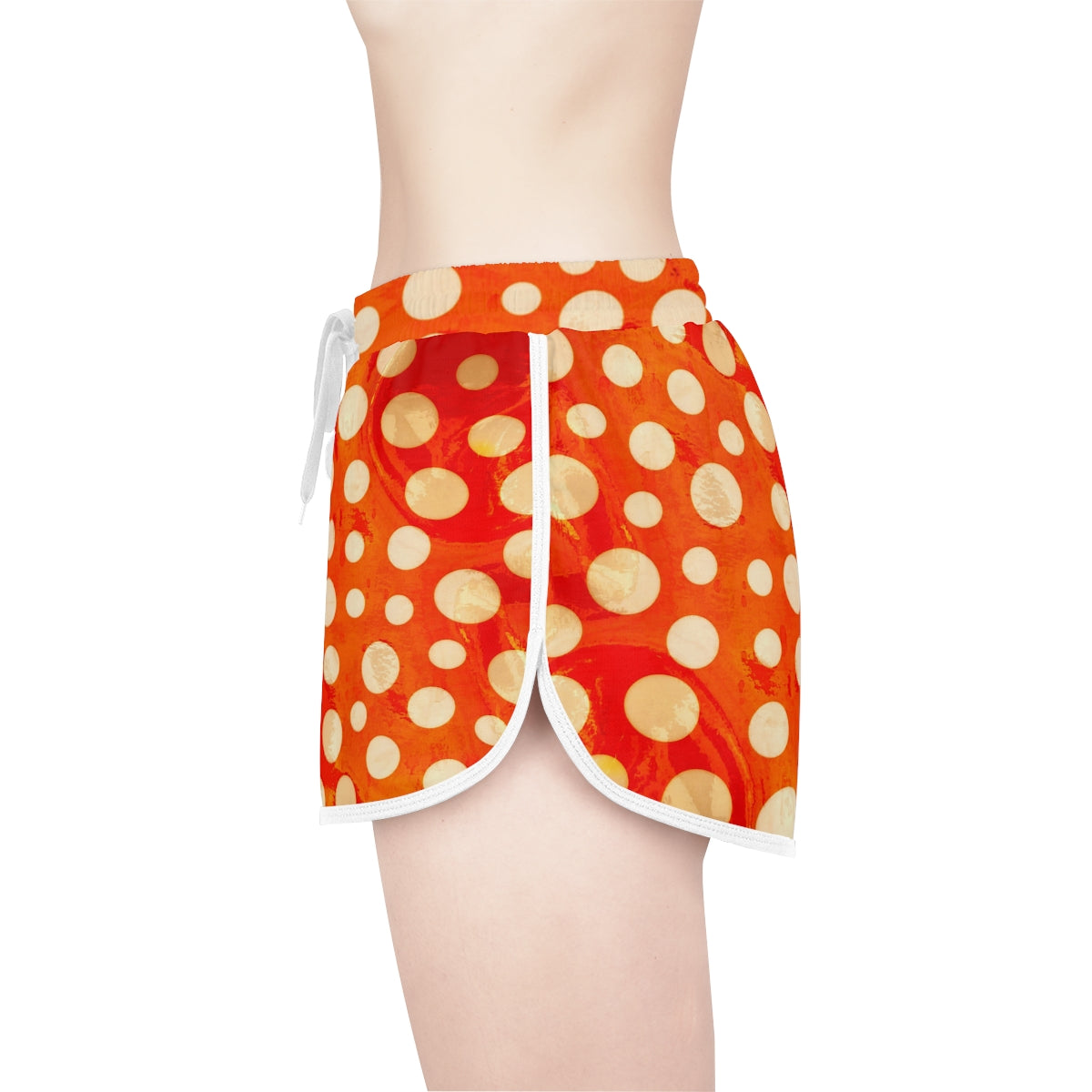 Relaxed Sports Shorts | Retro Circles - Ribooa