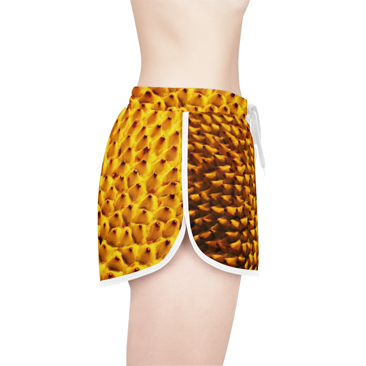 Relaxed Sports Shorts | Yellow Tiles - Ribooa