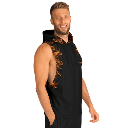 Sleeveless Hoodie For Men | Flare