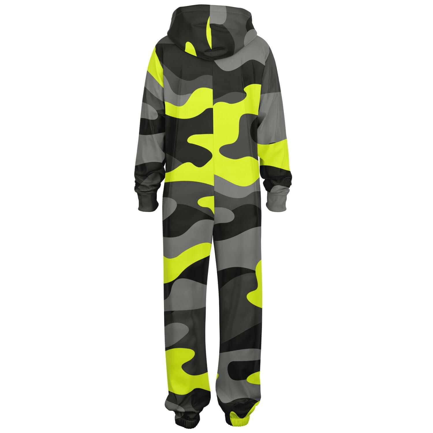 Camo Jumpsuit | Black Gray & Yellow