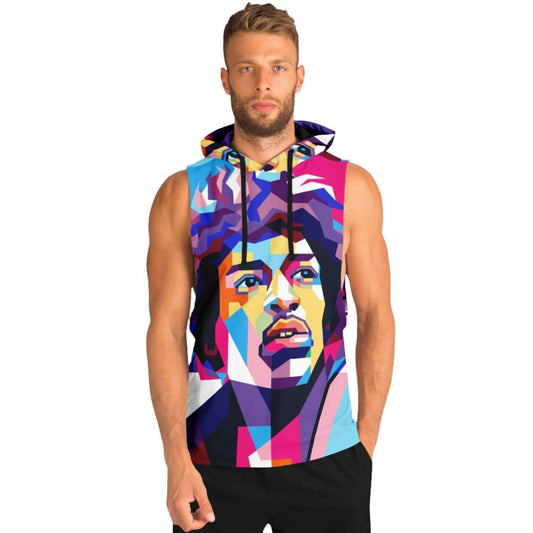 Sleeveless Hoodie For Men | Jimi Hendrix