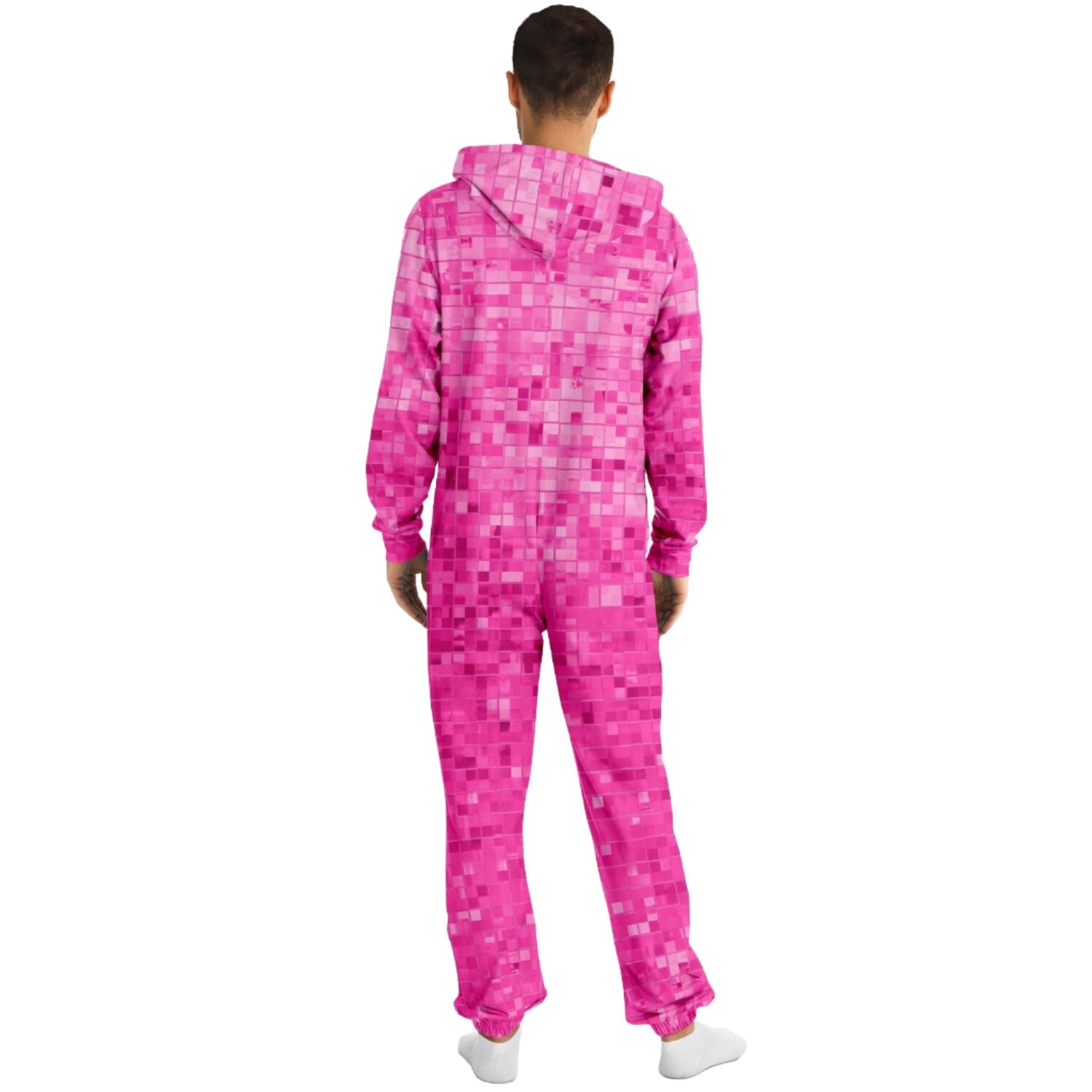 Rave Jumpsuit | Glittery Pink Disco Ball Onesie