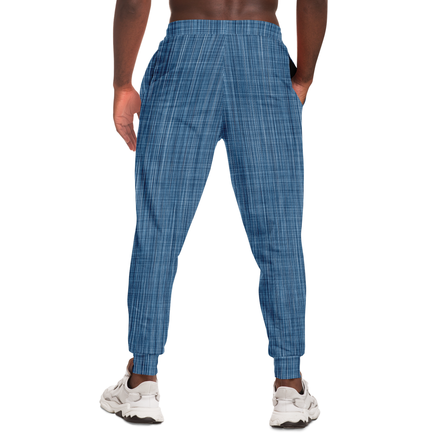 Denim Joggers | Blue Fabric Texture Design