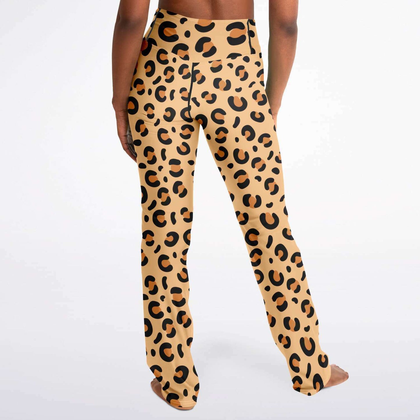 Leopard Flare Leggings | HD Print