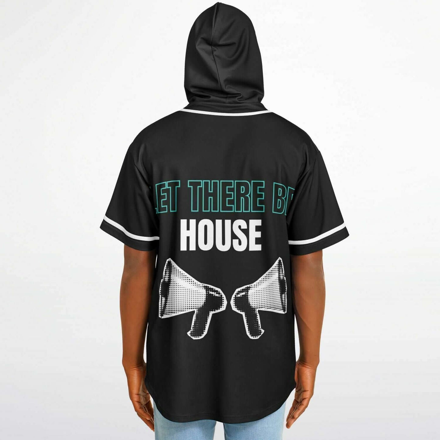 Hooded Baseball Jersey | HD Print - Ribooa