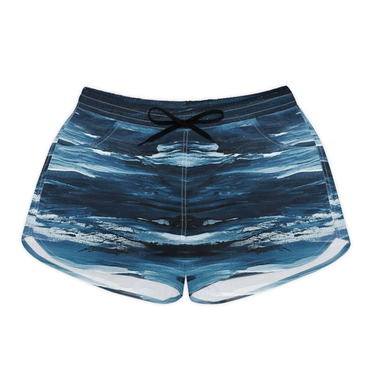 Casual Shorts | Abstract Blue - Ribooa