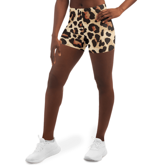 Classic Leopard Legging Shorts | HD Print