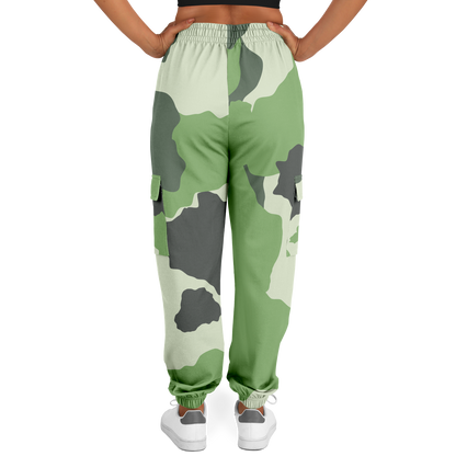 Commando Cargo Sweatpants | Green HD Print