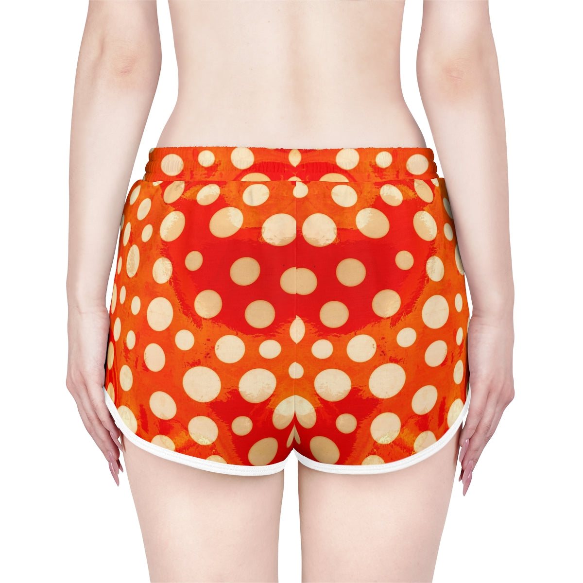 Relaxed Sports Shorts | Retro Circles - Ribooa