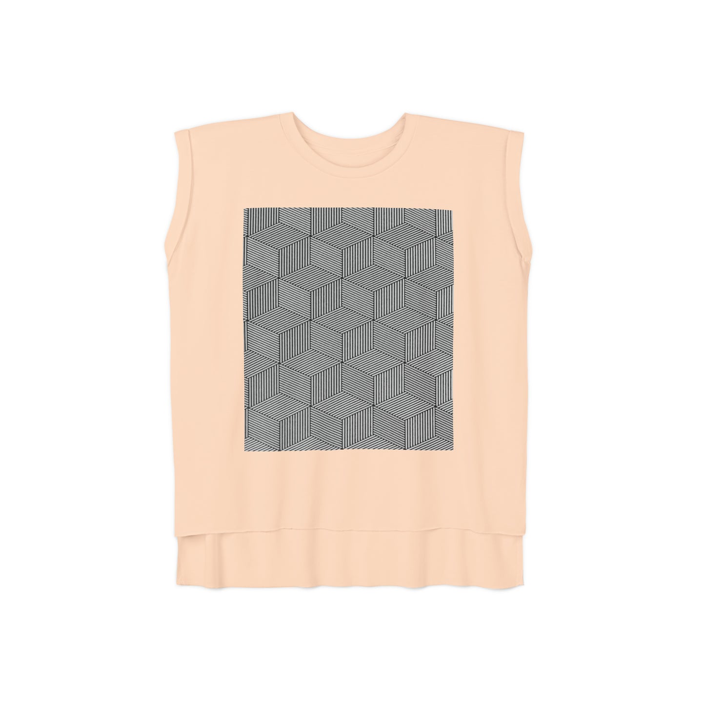 Relaxed Fit Muscle Tee (Front Print) - Ribooa