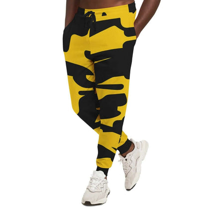 Commando Pants For Men | Black & Yellow