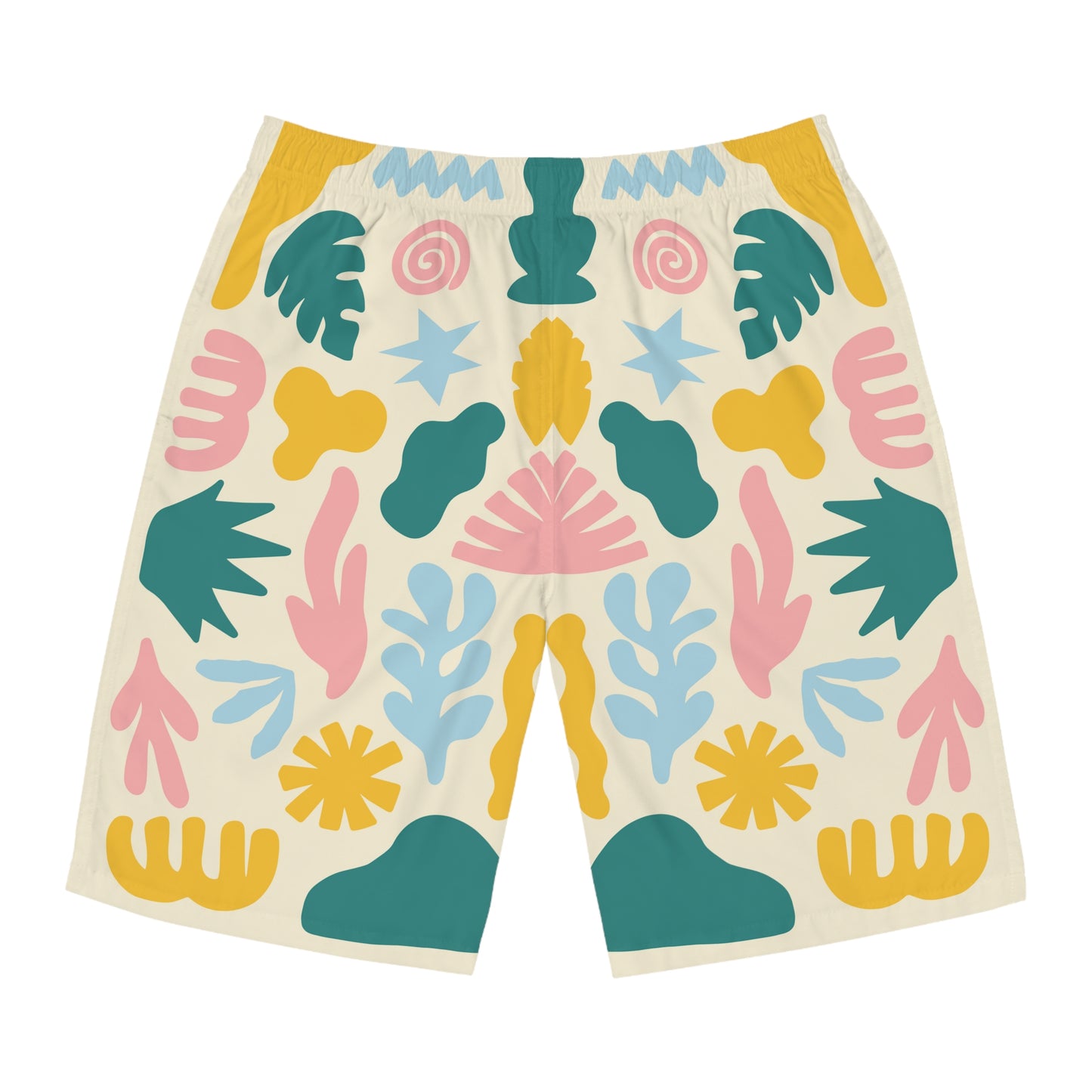 Board Shorts | Cartoon Beige - Ribooa