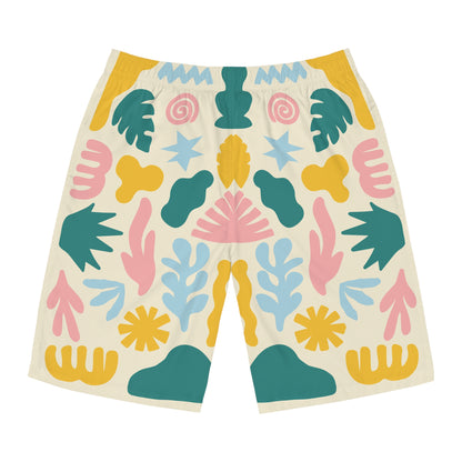 Board Shorts | Cartoon Beige - Ribooa