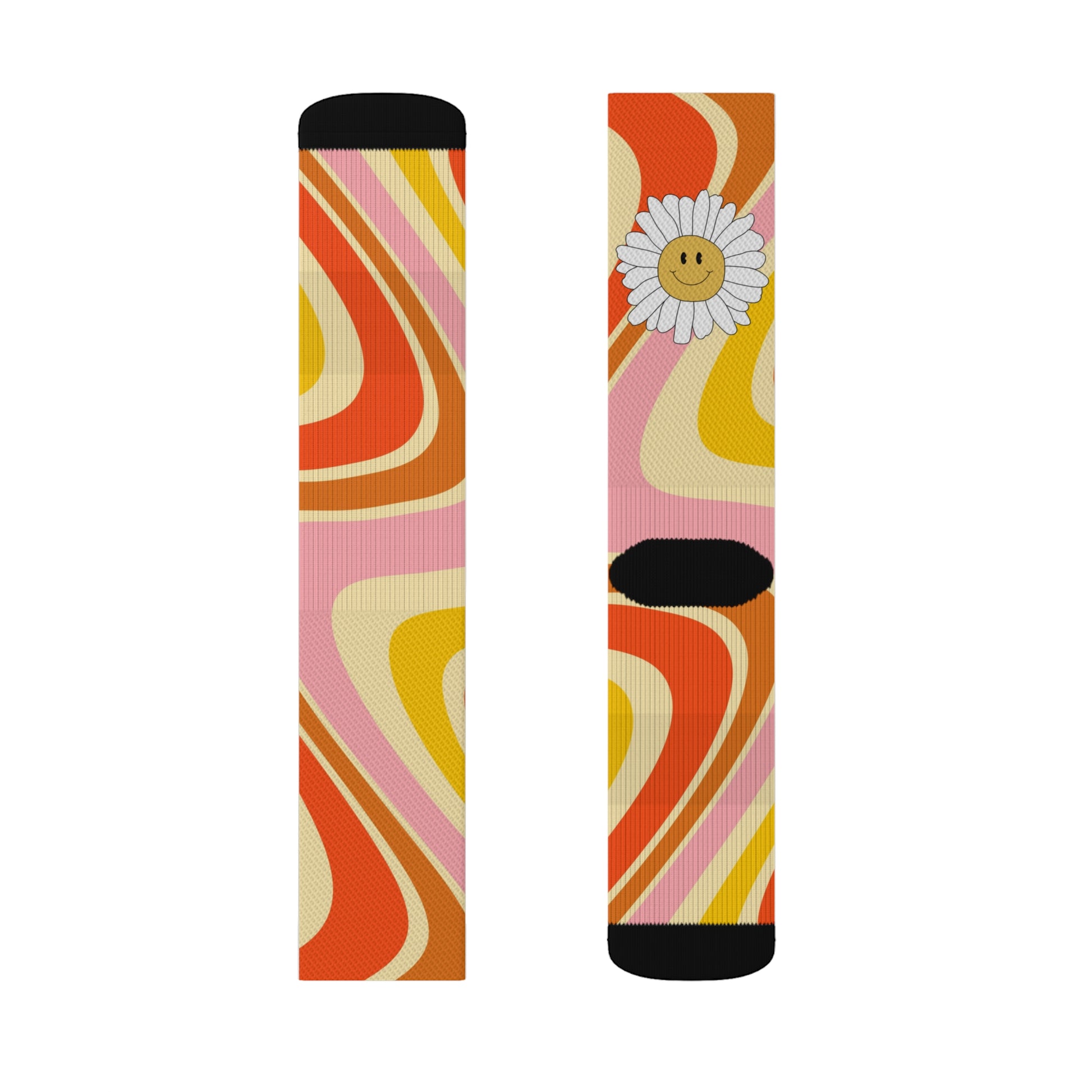 Sublimation Socks | Smiling Flower - Ribooa