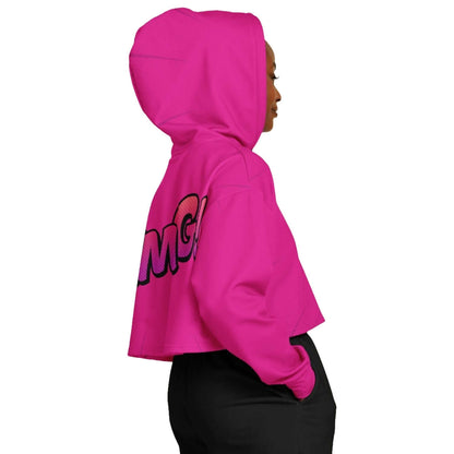 OMG! Hollywood Cerise Cropped Hoodie