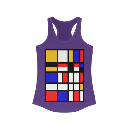 Racerback Tank | Squares - Ribooa