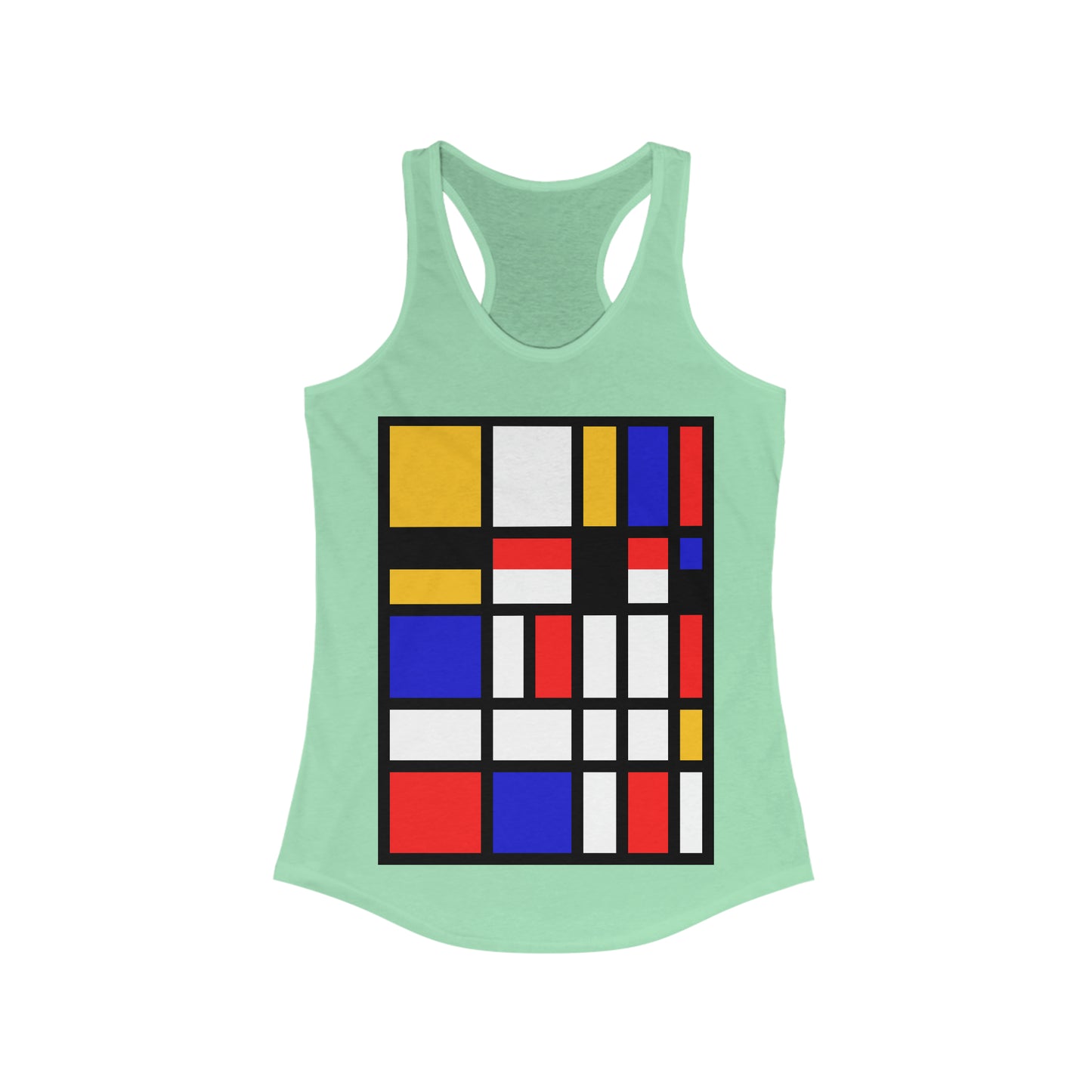 Racerback Tank | Squares - Ribooa