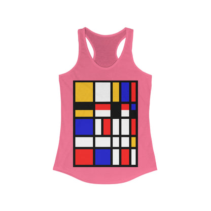 Racerback Tank | Squares - Ribooa