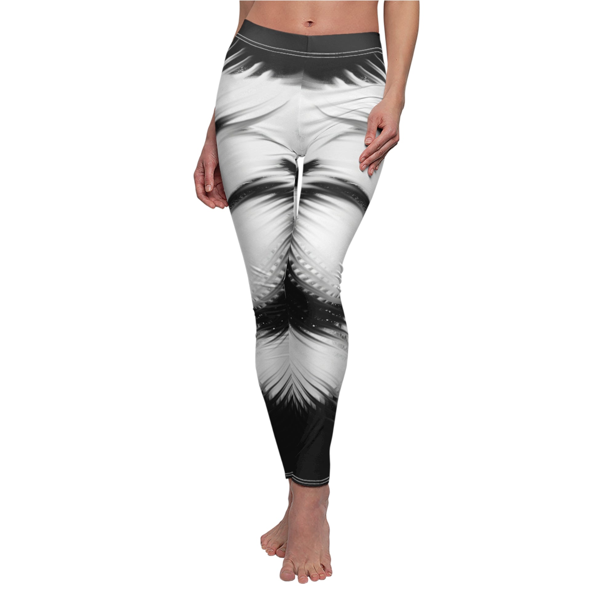 Casual Leggings | B&W Vibes - Ribooa