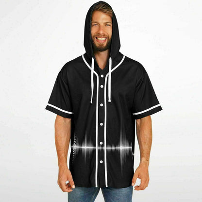 Hooded Baseball Jersey | HD Print - Ribooa