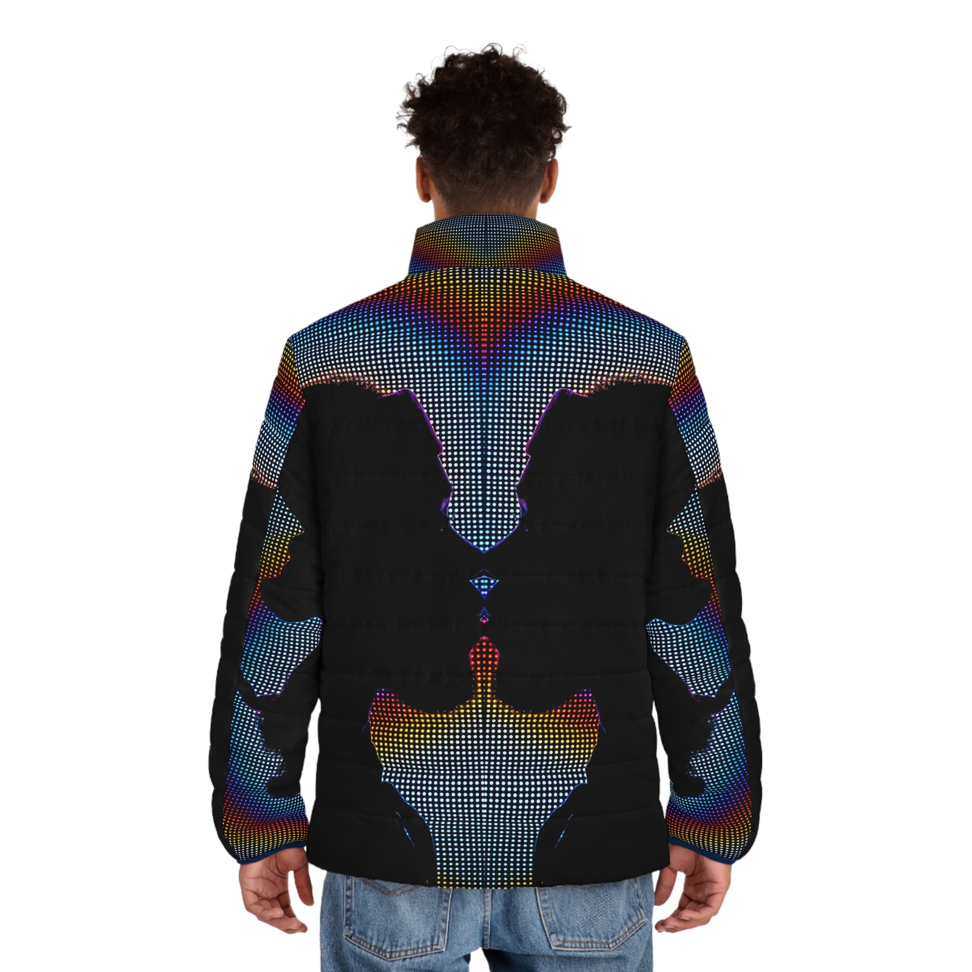 Puffer Jacket | Neon Art