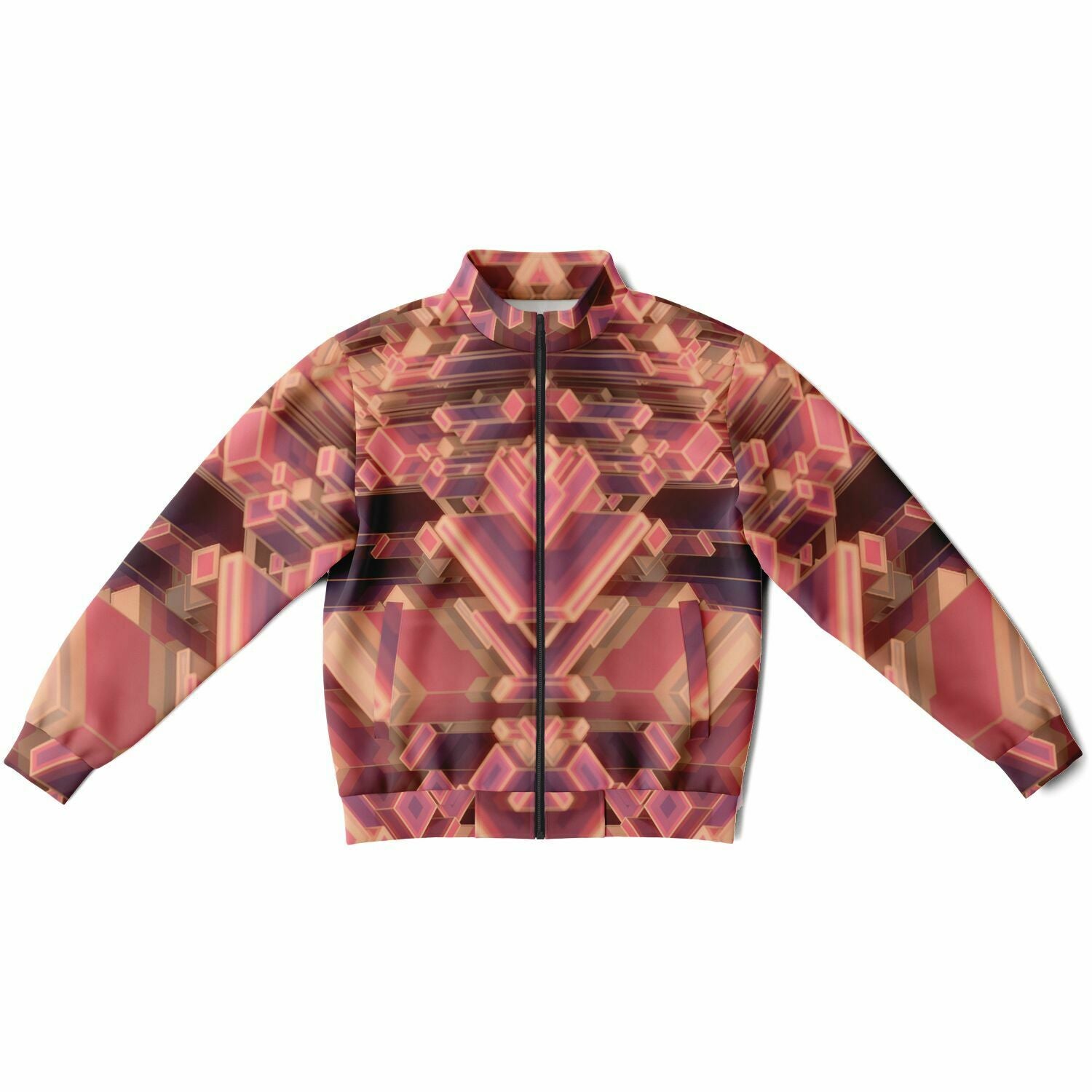 Future Pink Track Jacket | HD Print Unisex