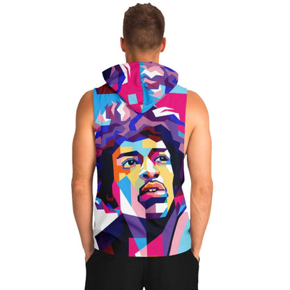 Sleeveless Hoodie For Men | Jimi Hendrix