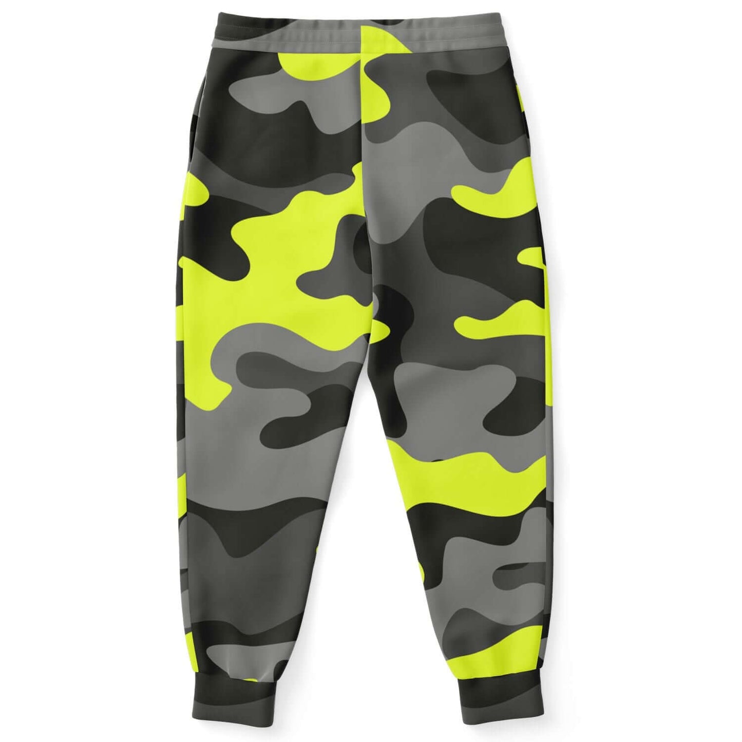 Camo Track Pants | Olive Black & Yellow