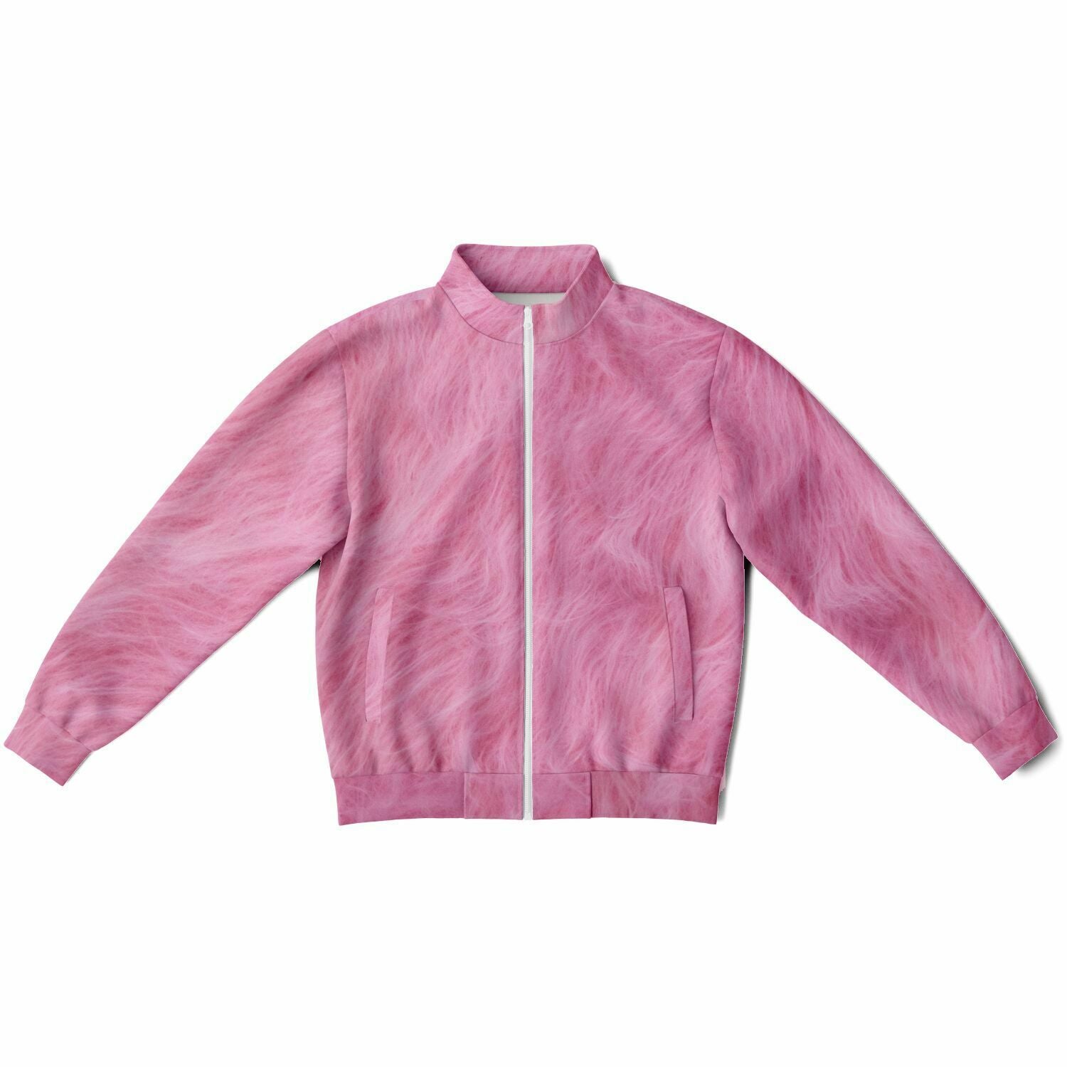 Pink Fur Track Jacket | HD Print