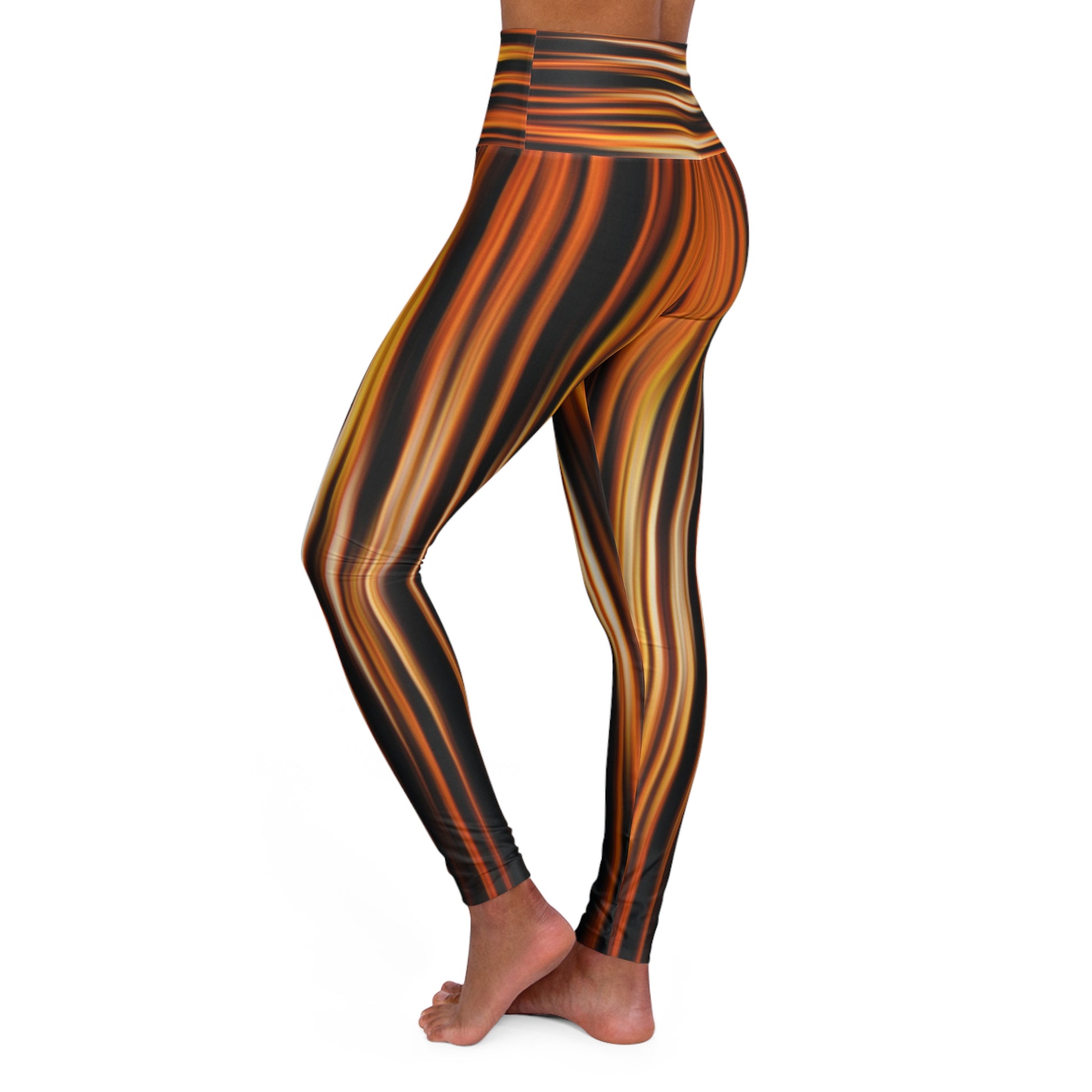 Yoga Leggings | Golden Water - Ribooa